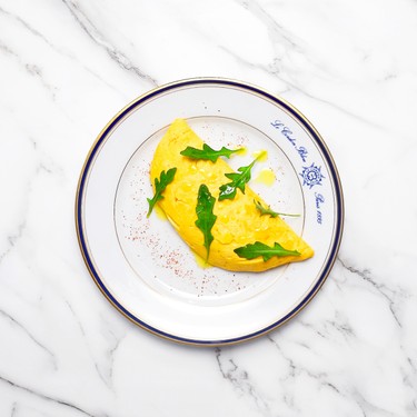 Omelet with ‘Risotto’ of Soy Sprouts & Shiitake Recipe | SideChef