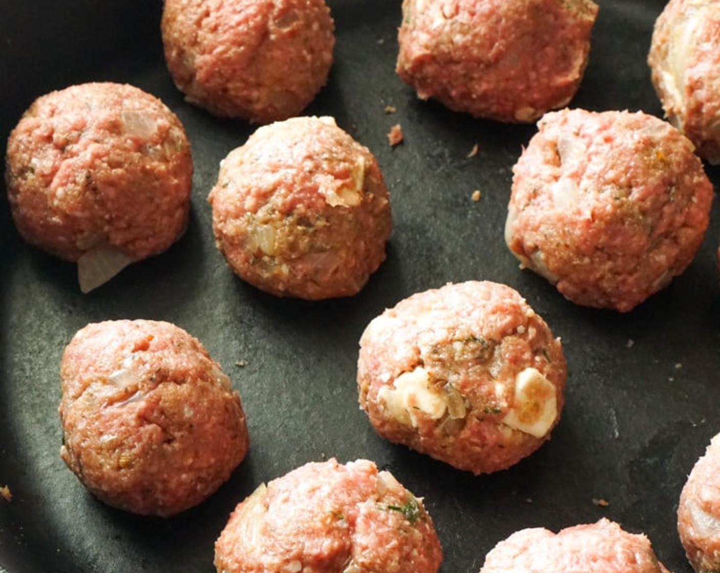 step 4 Roll into 1 1/2 ounce meatballs. This yields 14 meatballs.