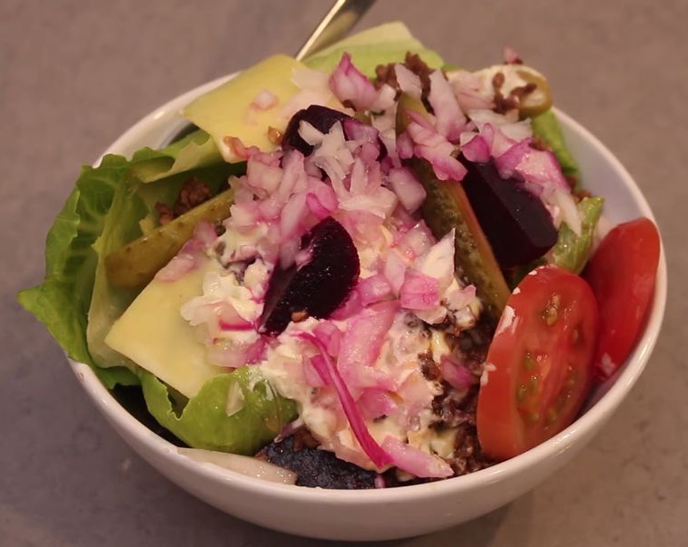 Loaded Burger Bowl