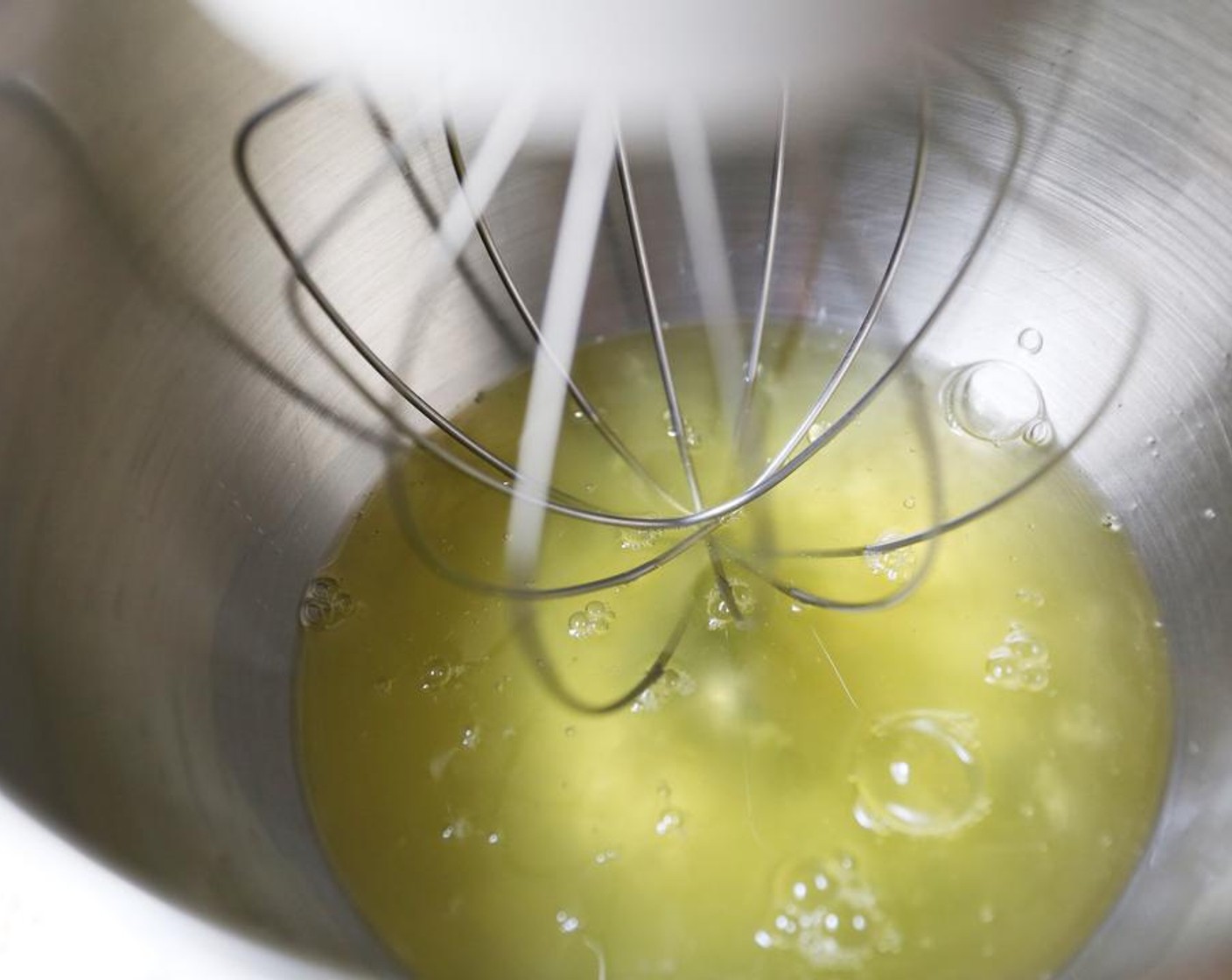 step 2 Place the Eggs (8) in the bowl of a stand mixer fitted with the balloon whisk attachment.