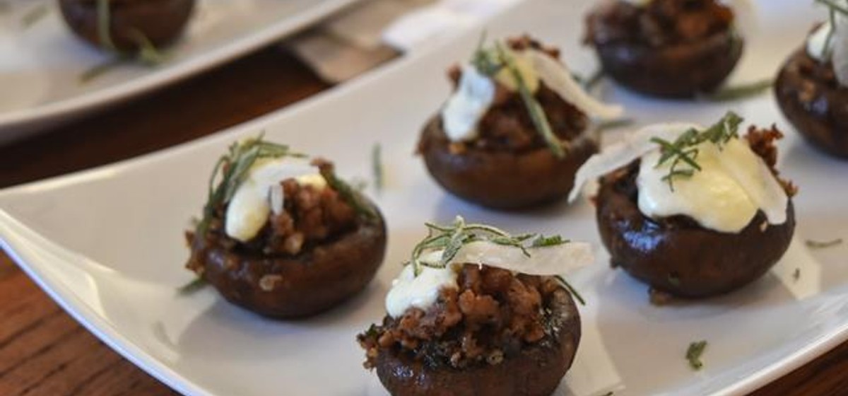 Sage and Lamb Stuffed Mushrooms Recipe | SideChef