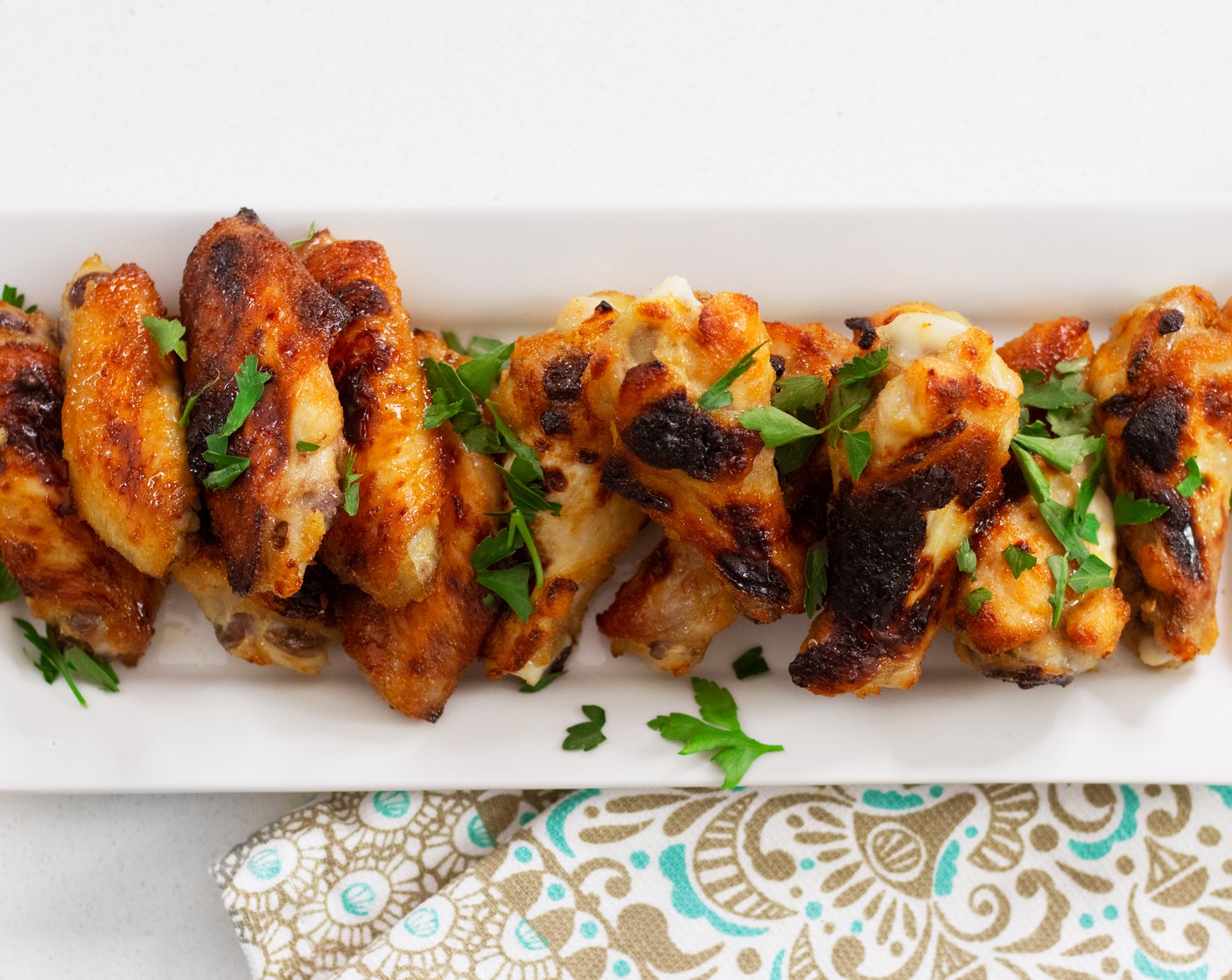 Honey Garlic Glazed Chicken Wings