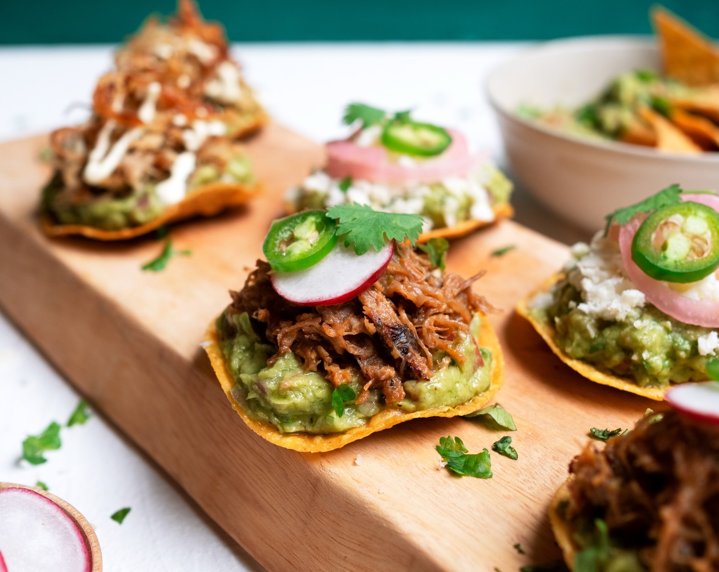 Loaded Guacamole Tostadas