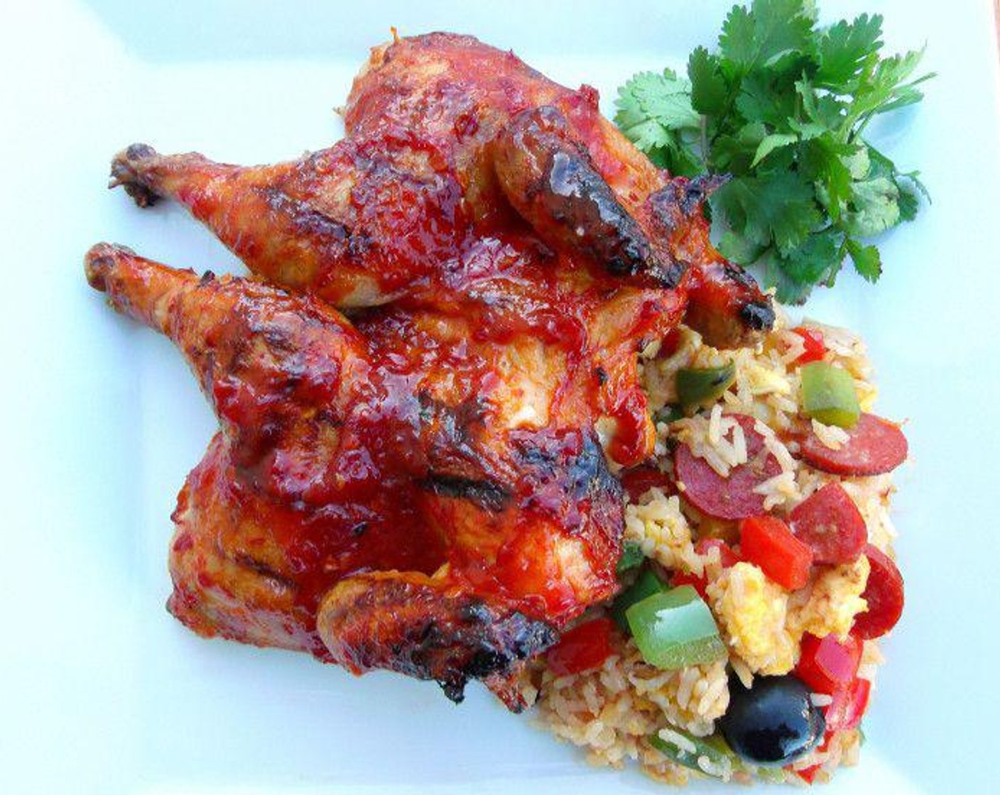 Piri Piri Chicken with Portuguese Fried Rice