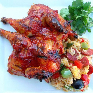 Piri Piri Chicken with Portuguese Fried Rice Recipe | SideChef