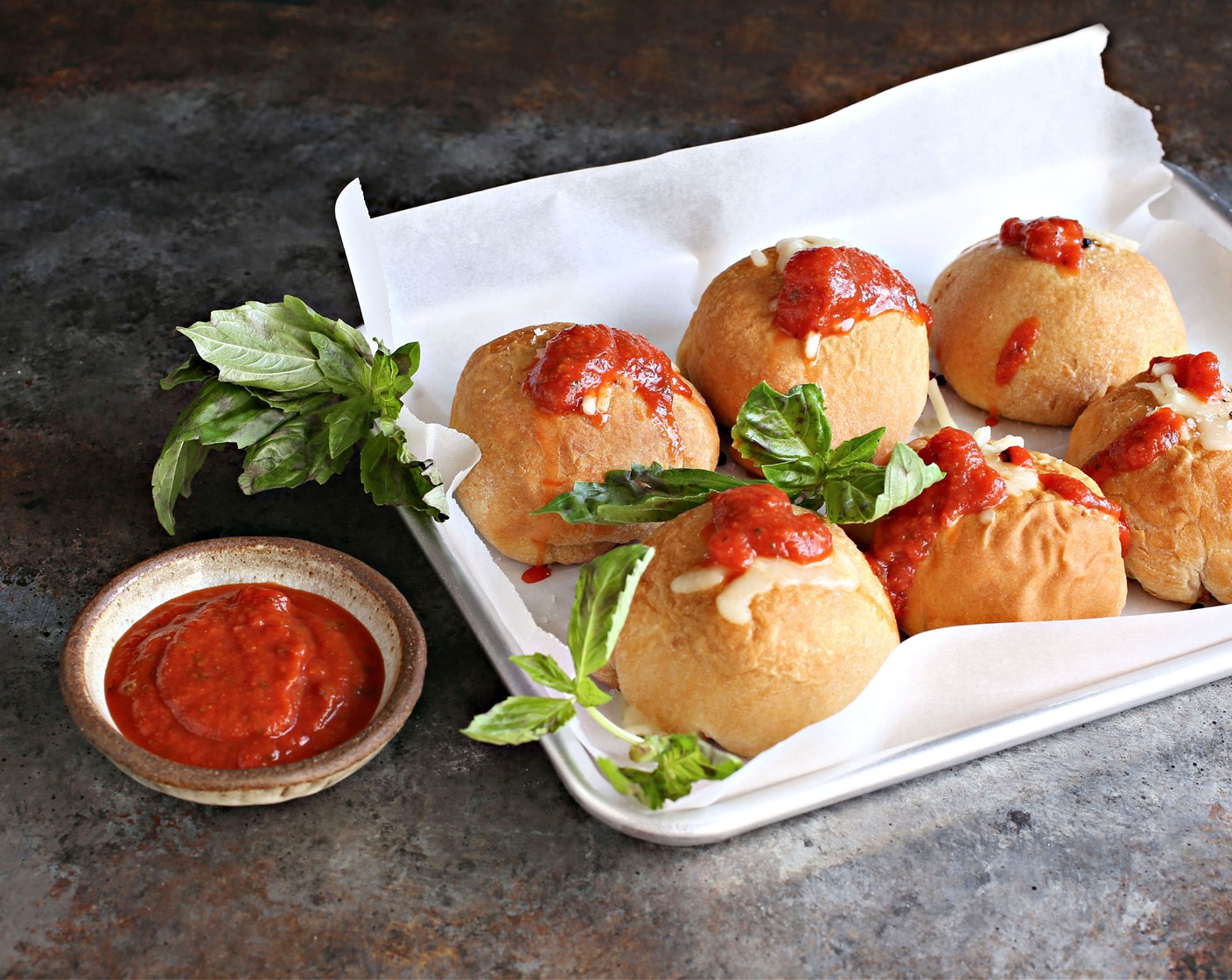 Meatball Sliders in Biscuits