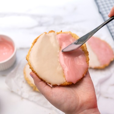 Gluten-Free Pink and White Cookies Recipe | SideChef