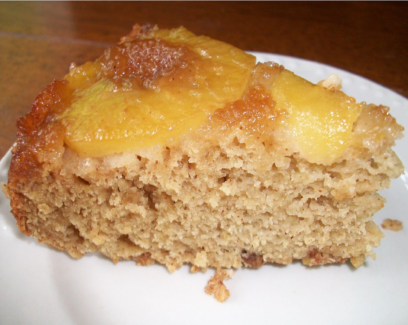 step 6 Invert cake onto a plate and let cool for 30 minutes.