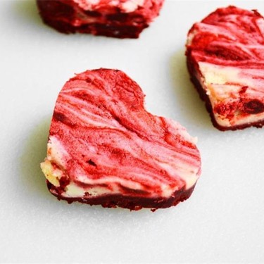 Red Velvet Cheesecake Hearts Recipe | SideChef