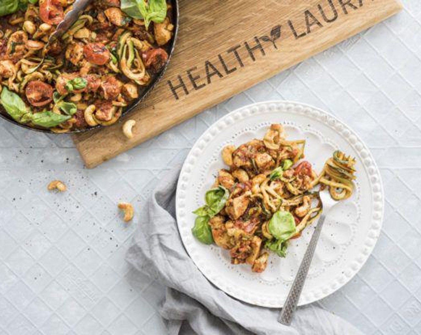 Easy Chicken Tomato Zoodles