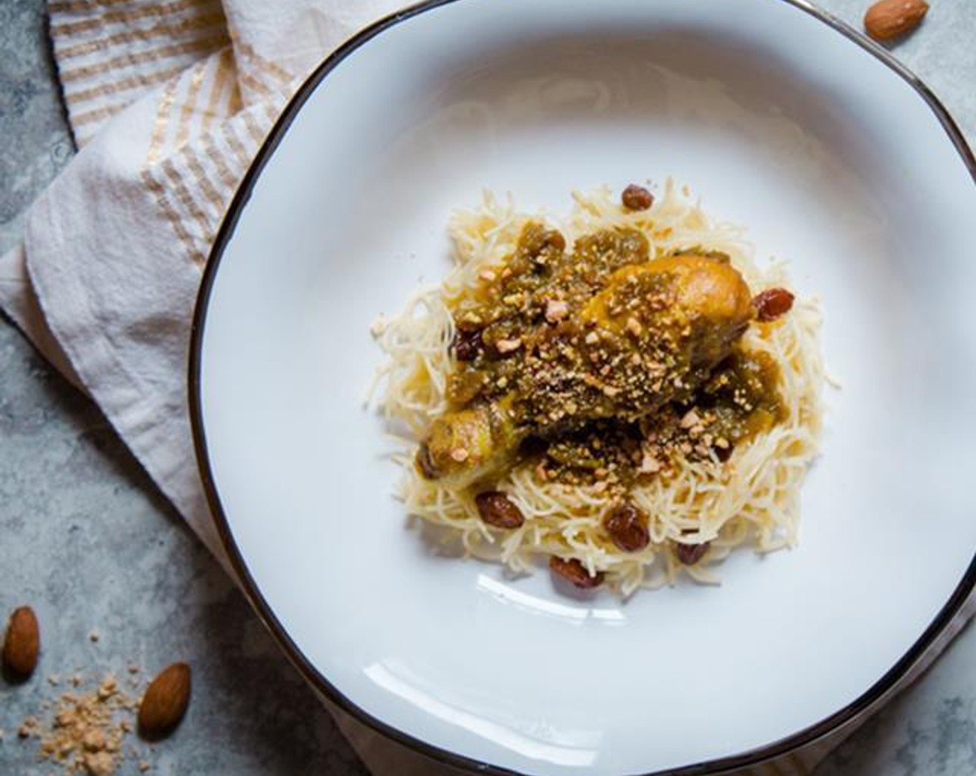 Seffa - Moroccan Chicken With Vermicelli