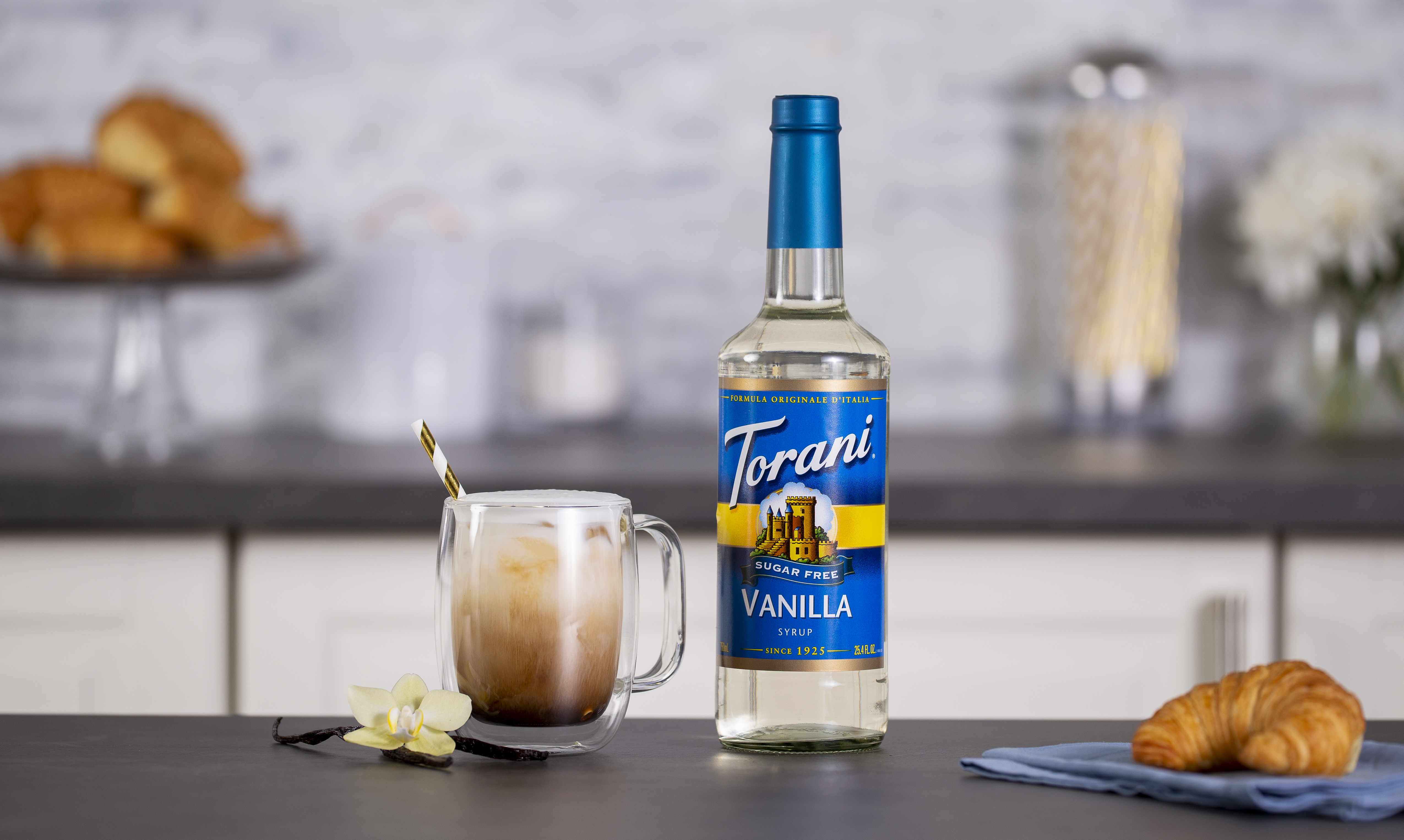90s USA ☆ Vanilla Sugar フェアリー ラインストーンロンT Naturally Sweetened Vanilla Bean Syrup 375ml - Skinny Mixes