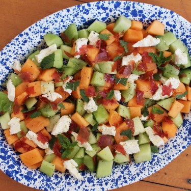Smashed Melon Salad Recipe | SideChef