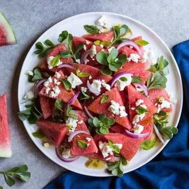 Watermelon Feta Salad Recipe | SideChef