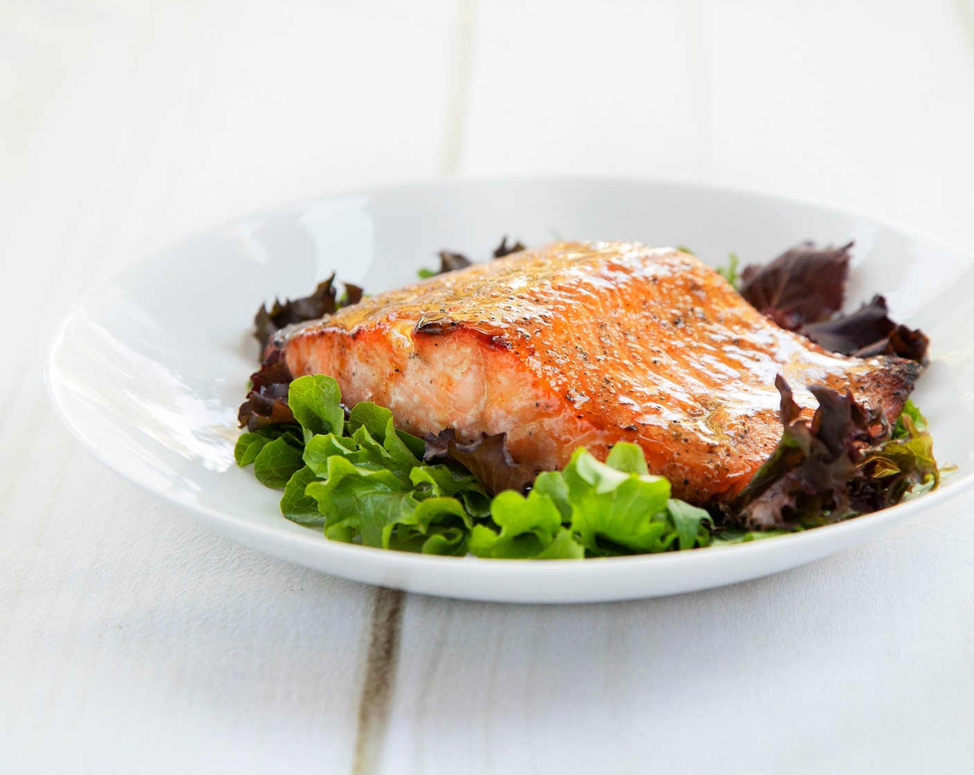 Salmon with Brown Sugar Glaze