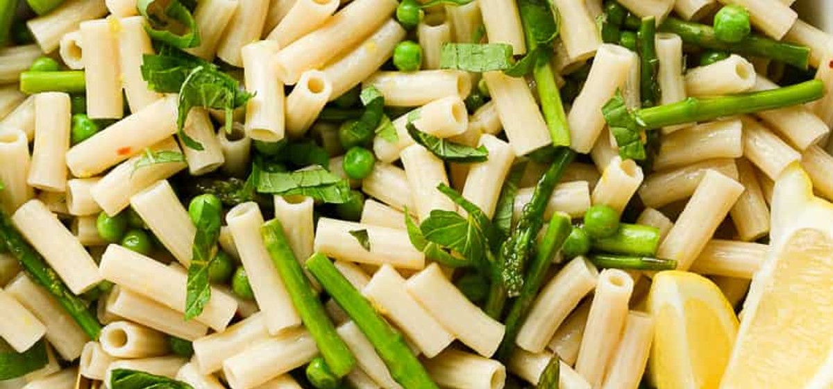 Spring Vegetarian Pasta with Butter Sauce Recipe | SideChef