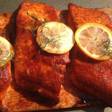 Cedar Plank Grilled Salmon Recipe | SideChef