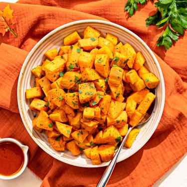 Roasted Sweet Potato with Hot Honey Butter Recipe | SideChef