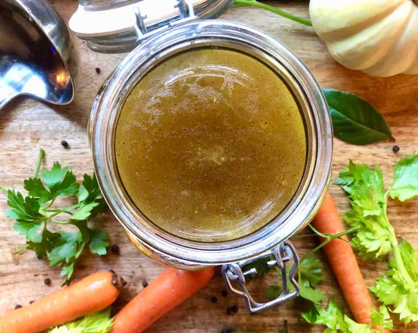 Homemade Roasted Turkey Stock