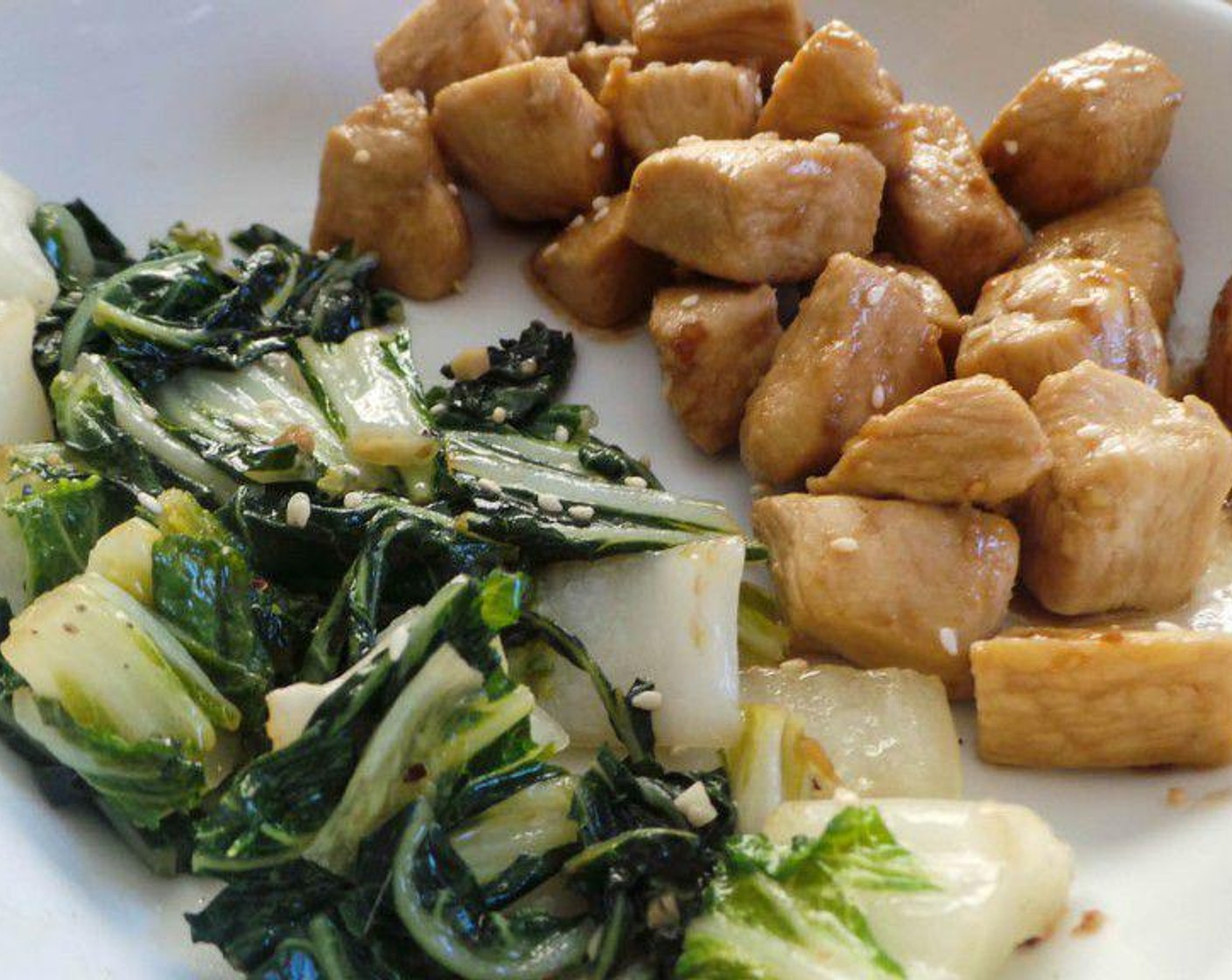 Asian Chicken with Bok Choy