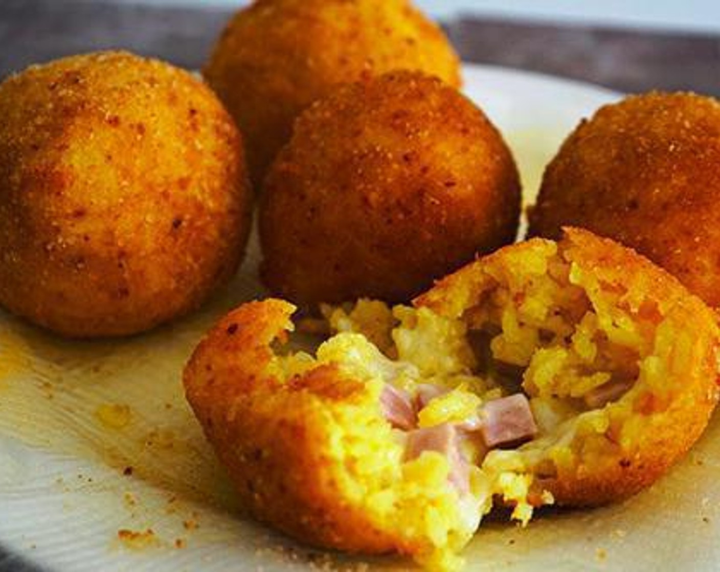 Ham and Cheese Arancini