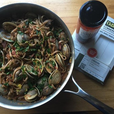 Whole Wheat Linguine & Red Clam Sauce Recipe | SideChef