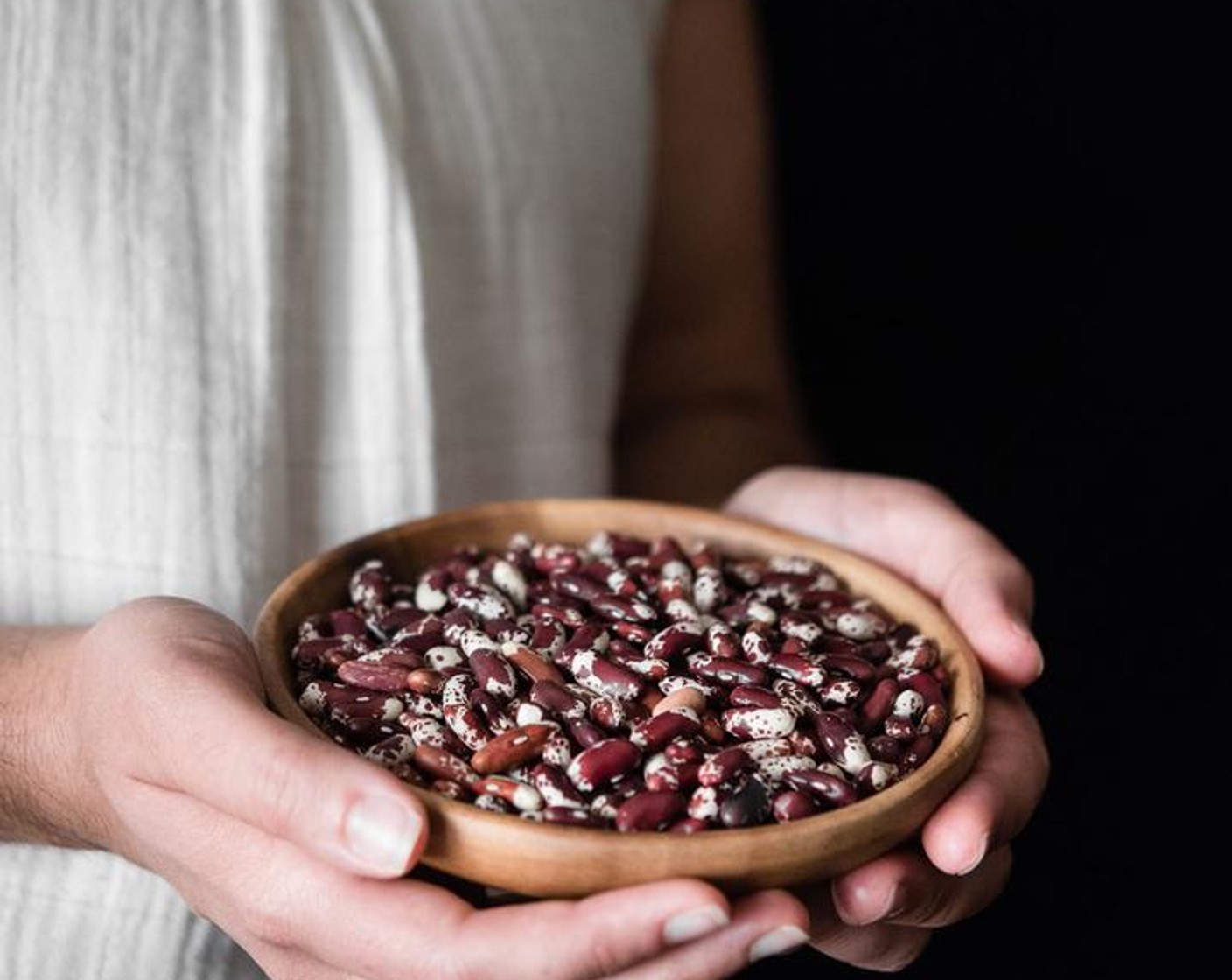 step 1 Start by rinsing the Cattle Beans (1 cup) and then soaking them in a bowl with Water (8 cups) and Salt (1 Tbsp). Soak the beans overnight (for about 12 hours).