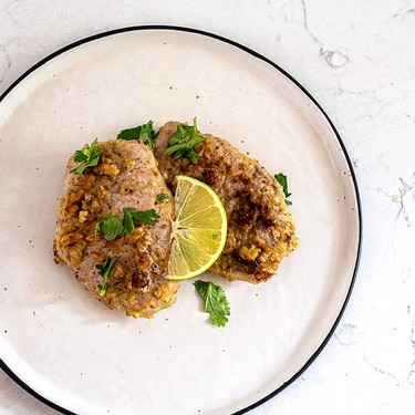 Walnut Parmesan Pork Chops Recipe | SideChef