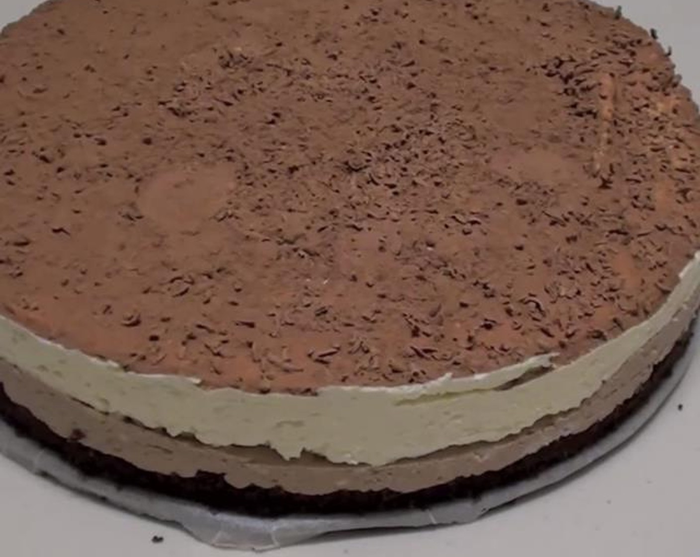 No-Bake Triple Chocolate Cheesecake