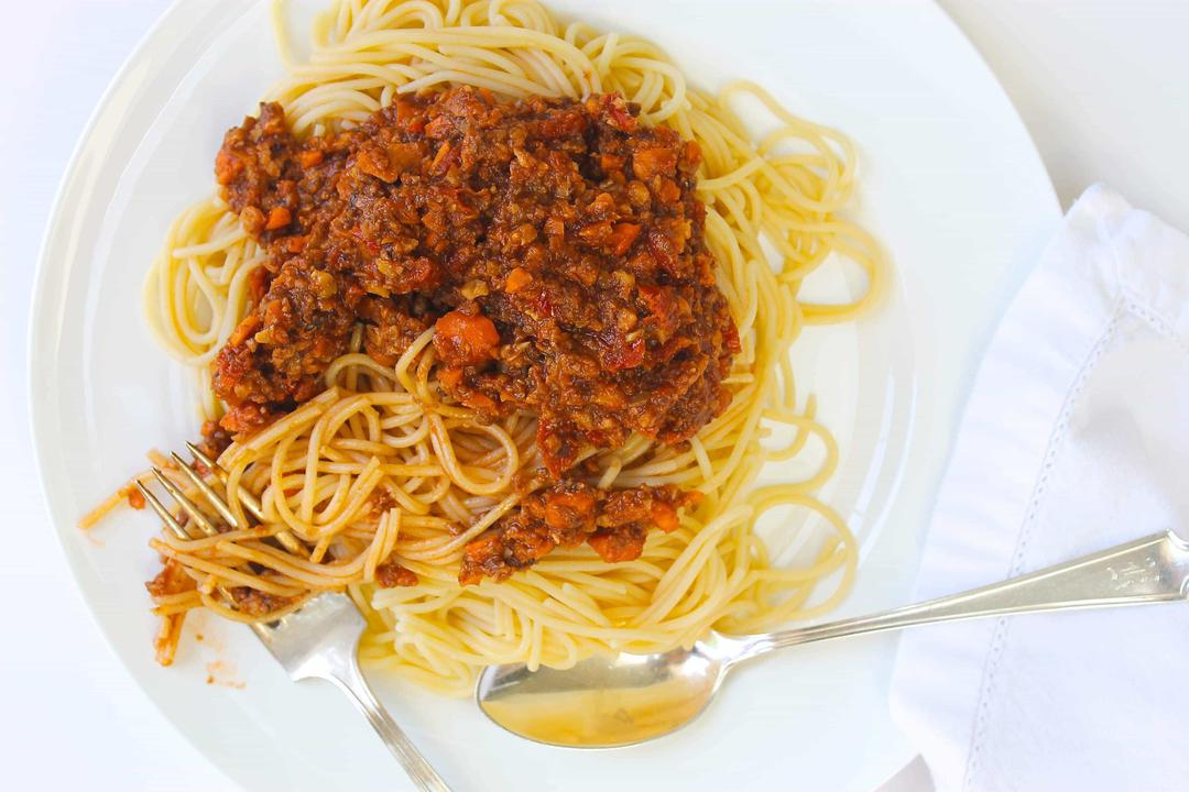 Vegan Spaghetti Bolognese