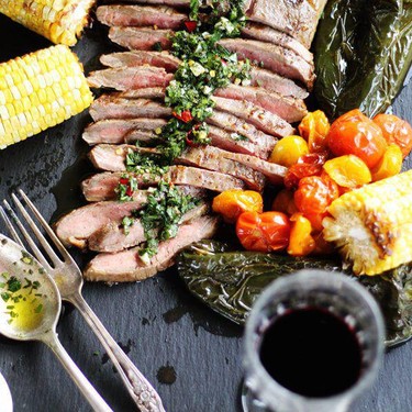 Marinated Flank Steak Asado + Chimichurri Recipe | SideChef