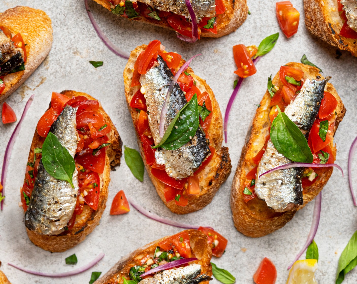 Sardine Open Sandwiches