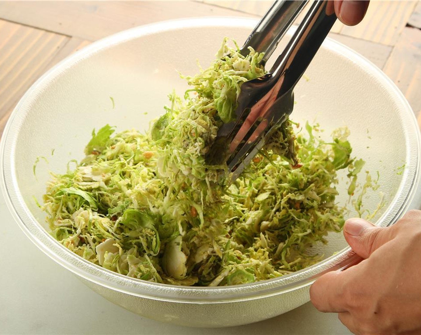step 10 Toss the salad together, until everything is evenly coated.