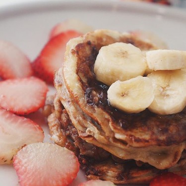 No Flour Nutella Banana Pancake Recipe | SideChef