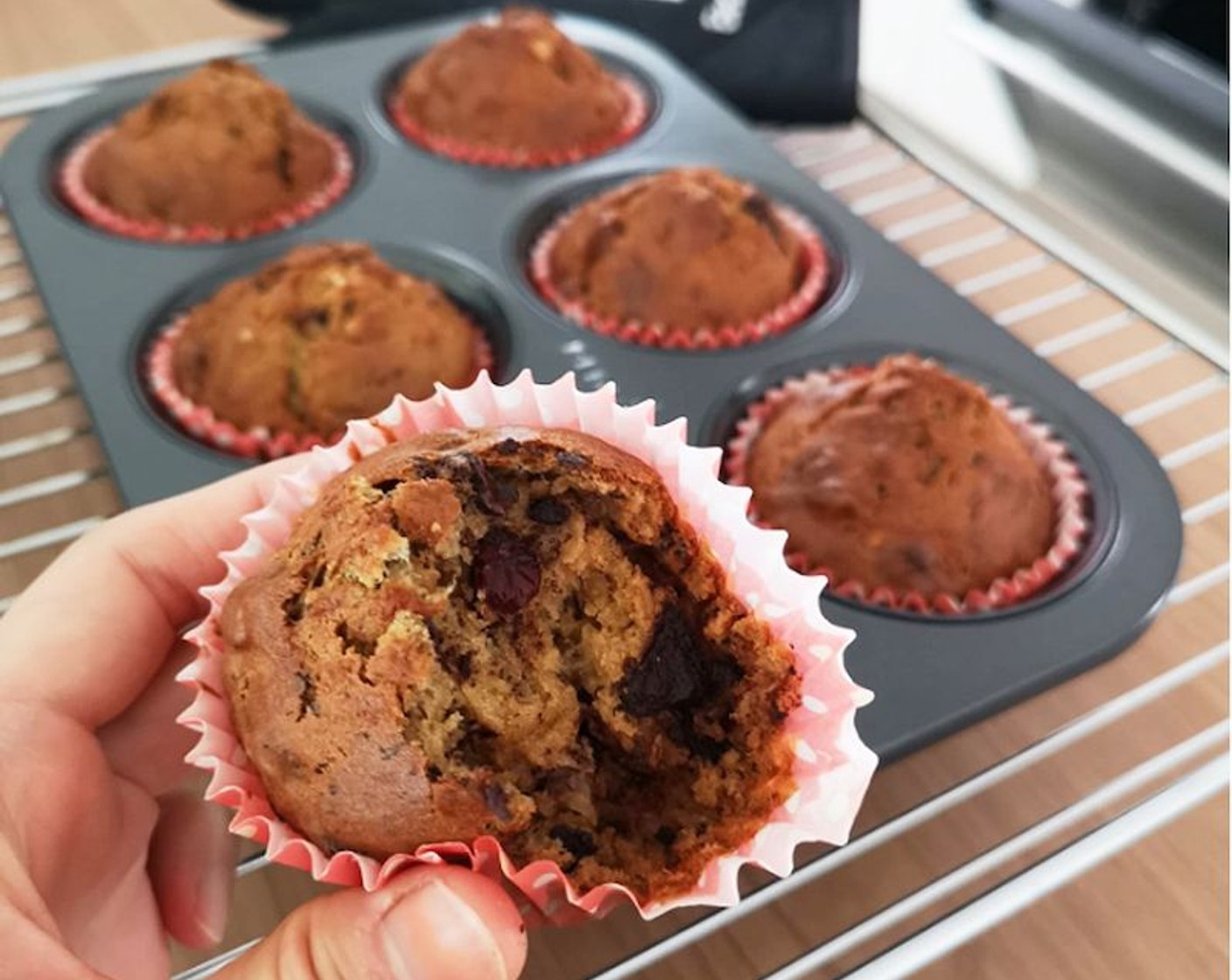 step 7 Move the muffins to a cooling rack, and let cool completely before munching your first bite!