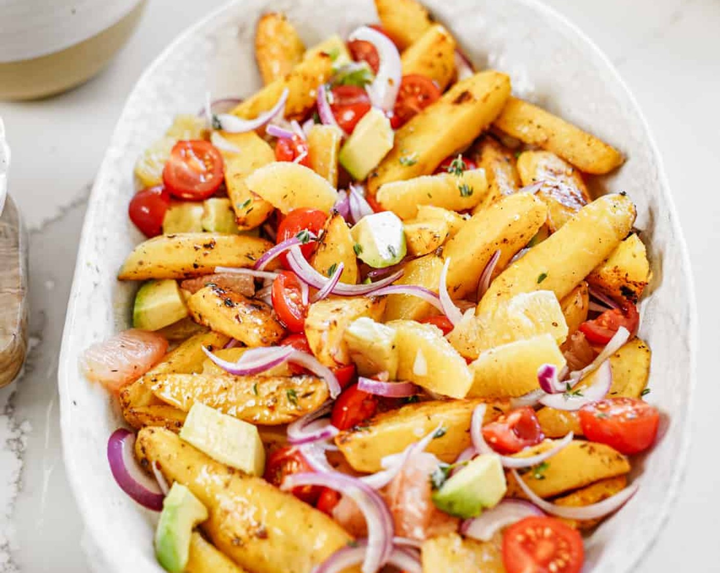 Fresh Citrus and Roasted Potato Salad