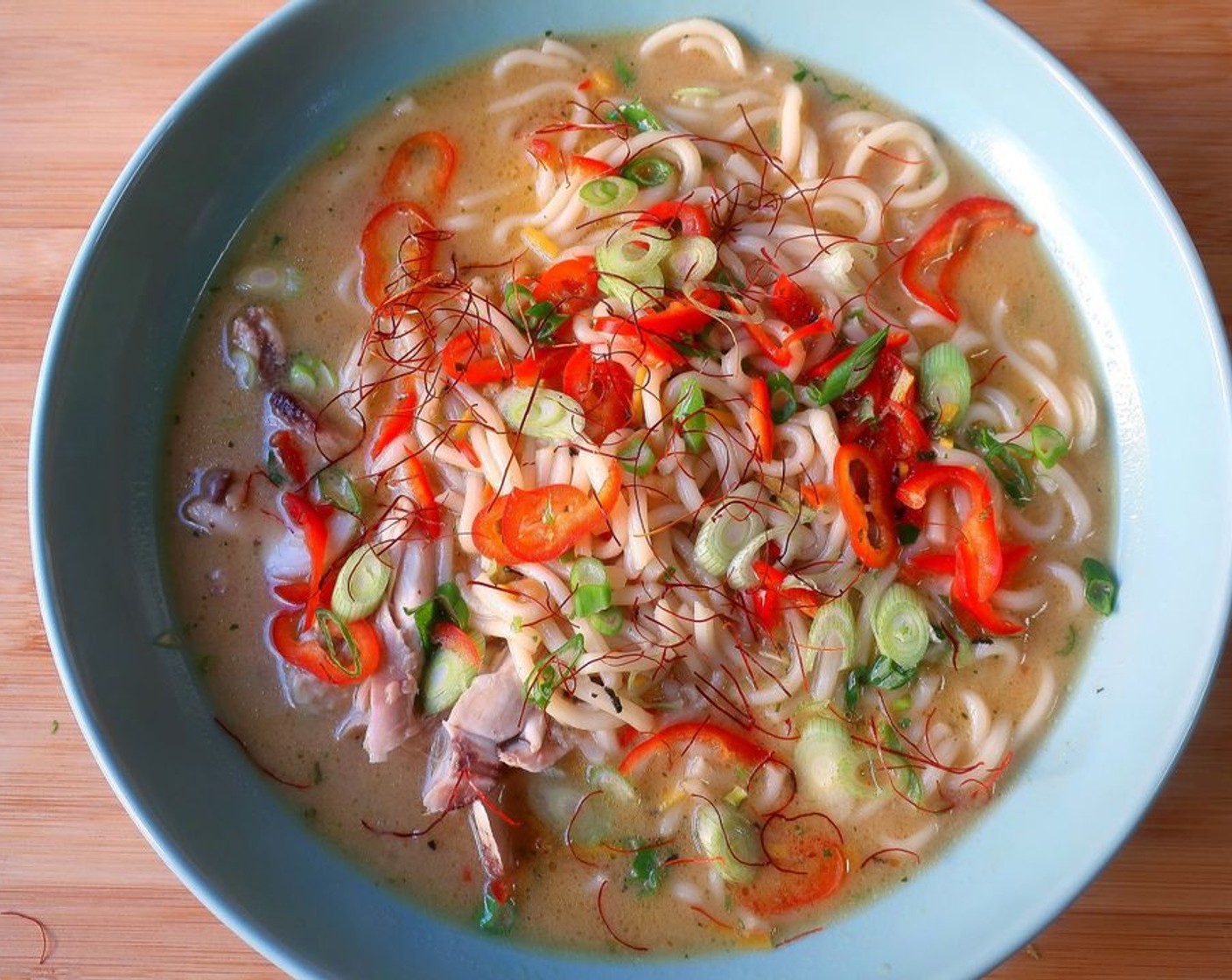 Spicy Coconut Chicken Soup with Udon