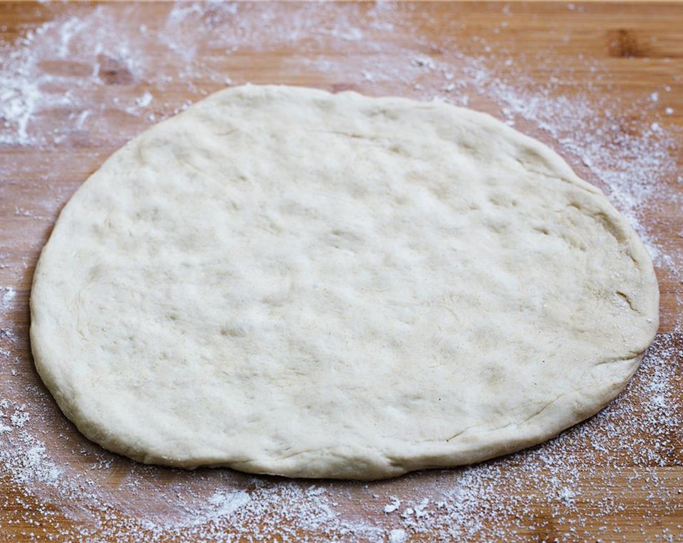 step 3 Press and work dough into the desired shape.