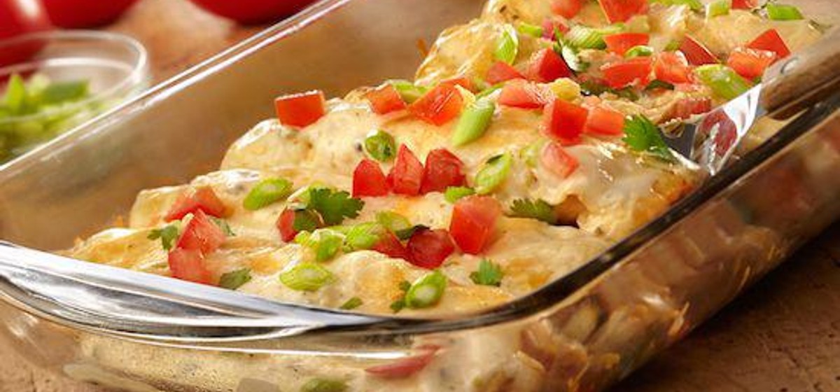 Easy Chicken &amp; Cheese Enchiladas Recipe | SideChef