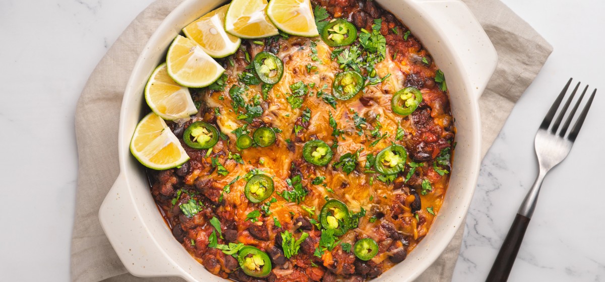 Baked Black Beans with Chorizo Recipe SideChef