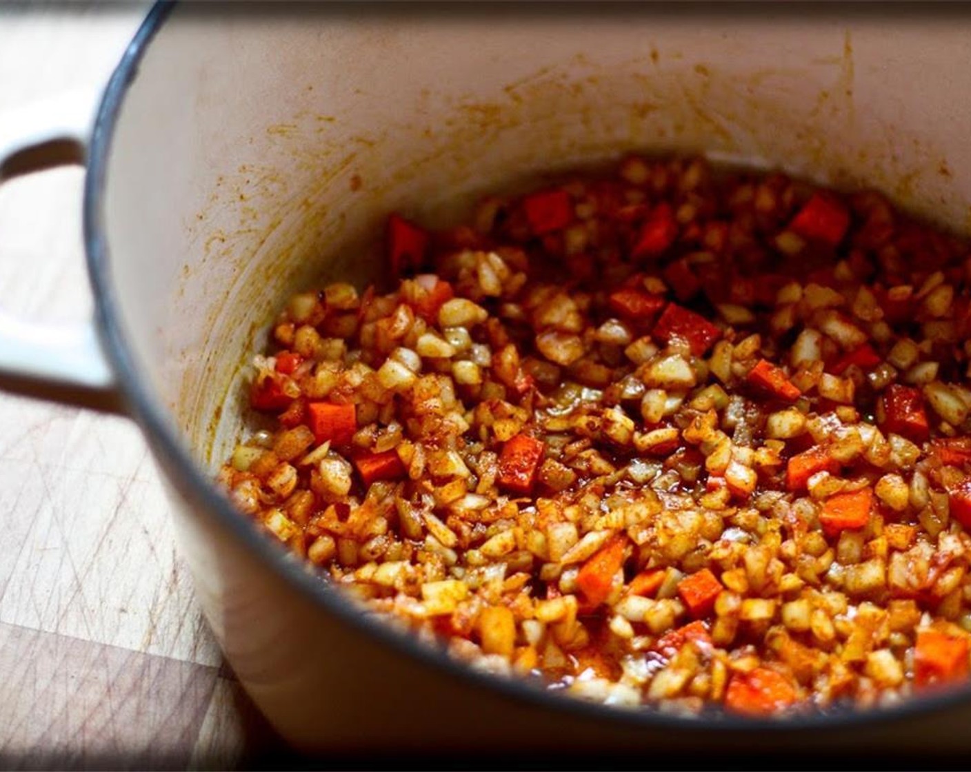 step 4 Add Berbere Spice Mix (2 Tbsp) and sauté 2 to 3 minutes.