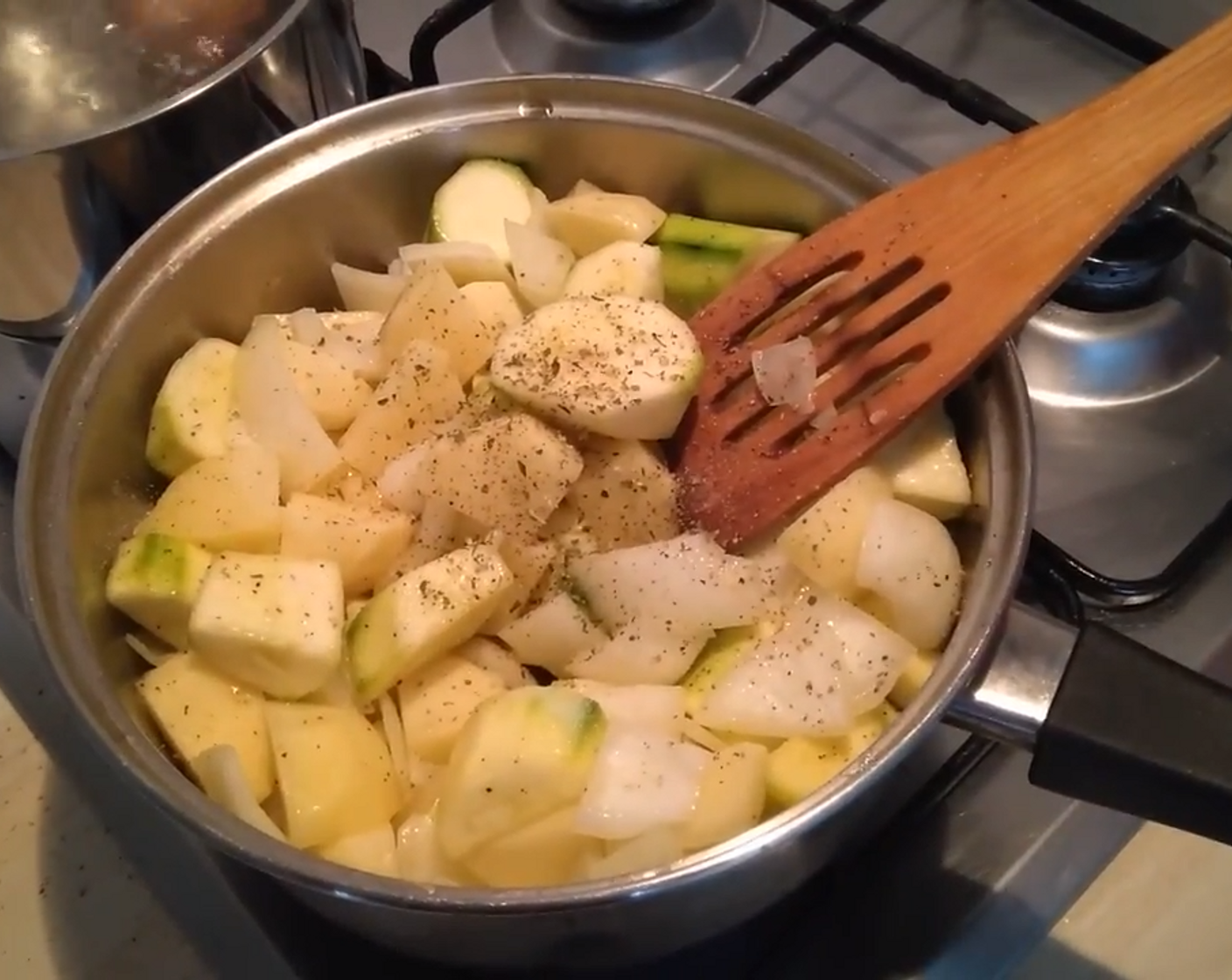 step 4 Season with Salt (to taste), Ground Black Pepper (to taste), Dried Mixed Herbs (to taste), and Paprika (to taste).