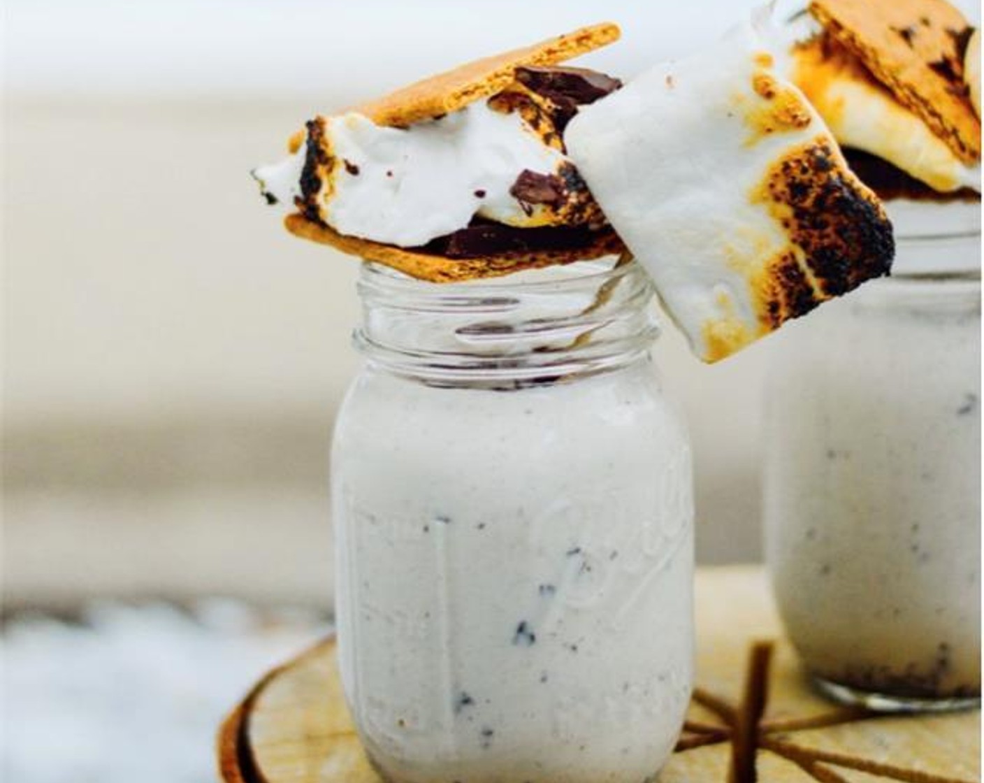 Boozy S'mores Milkshake