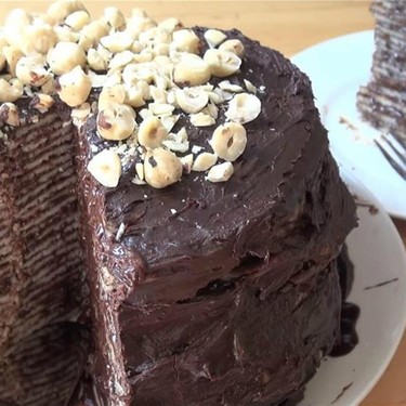 Cheater's No-Bake Nutella Crepe Cake Recipe | SideChef