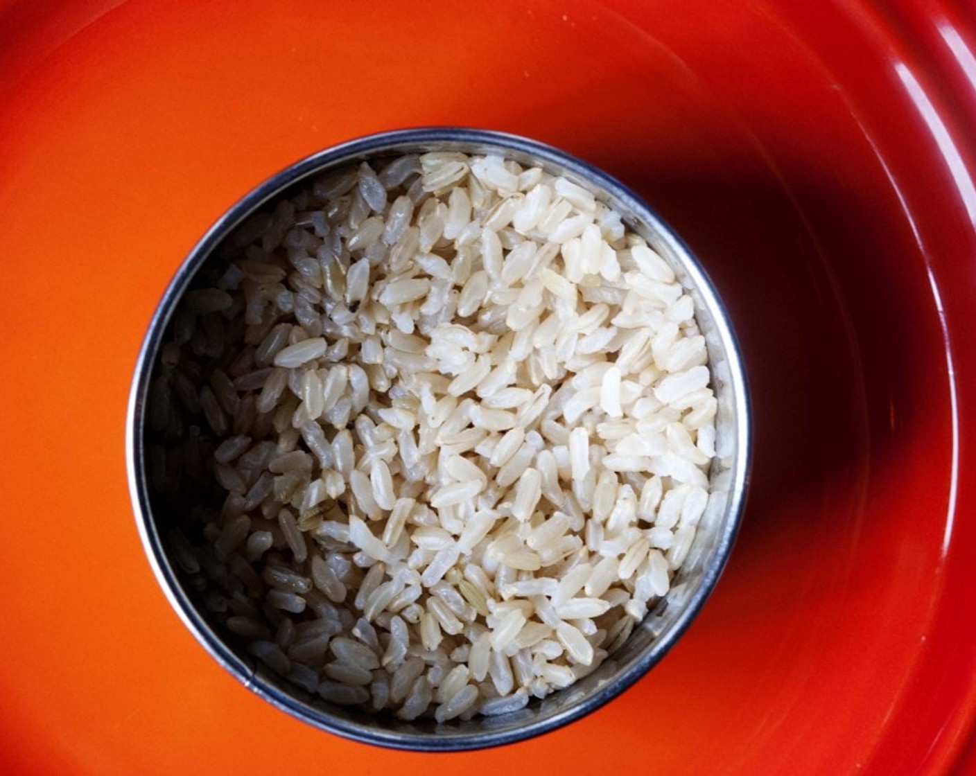 step 9 To serve, use a large cookie cutter to shape the rice into a circle.