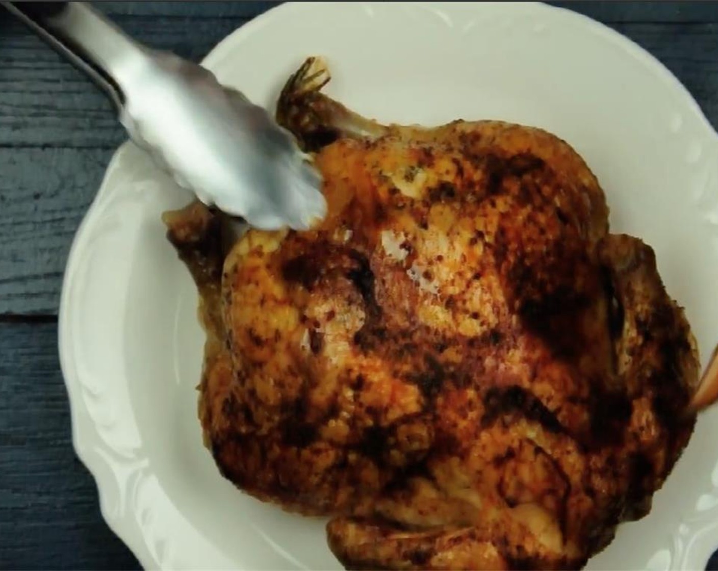 step 7 Once chicken is done, transfer the chicken and the vegetables to a serving plate.