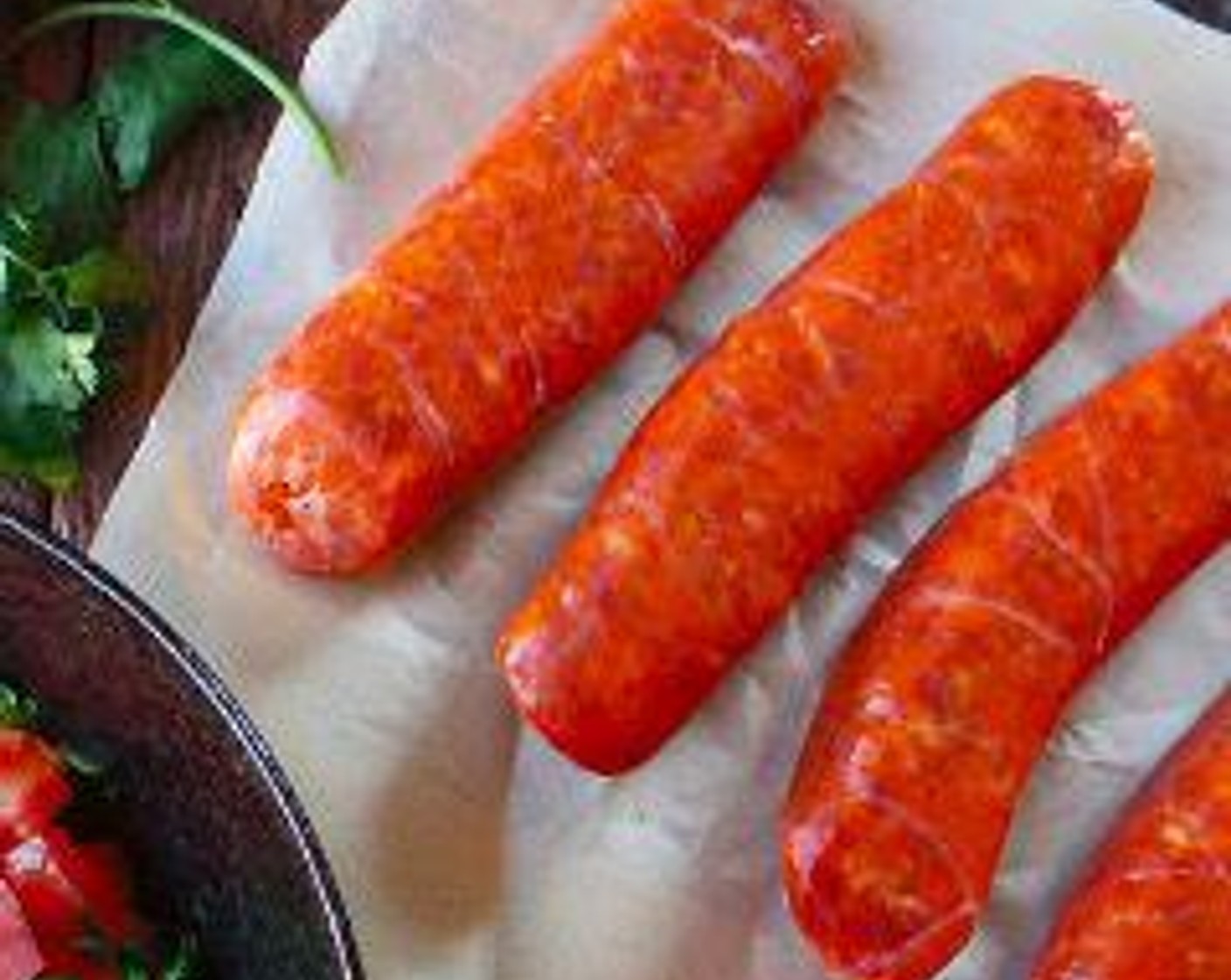 step 3 Remove the casings from the Mexican Chorizo (5 pieces). Add the chorizo to the hot skillet and break apart with a wooden spoon. Cook until crispy, 5-7 minutes.