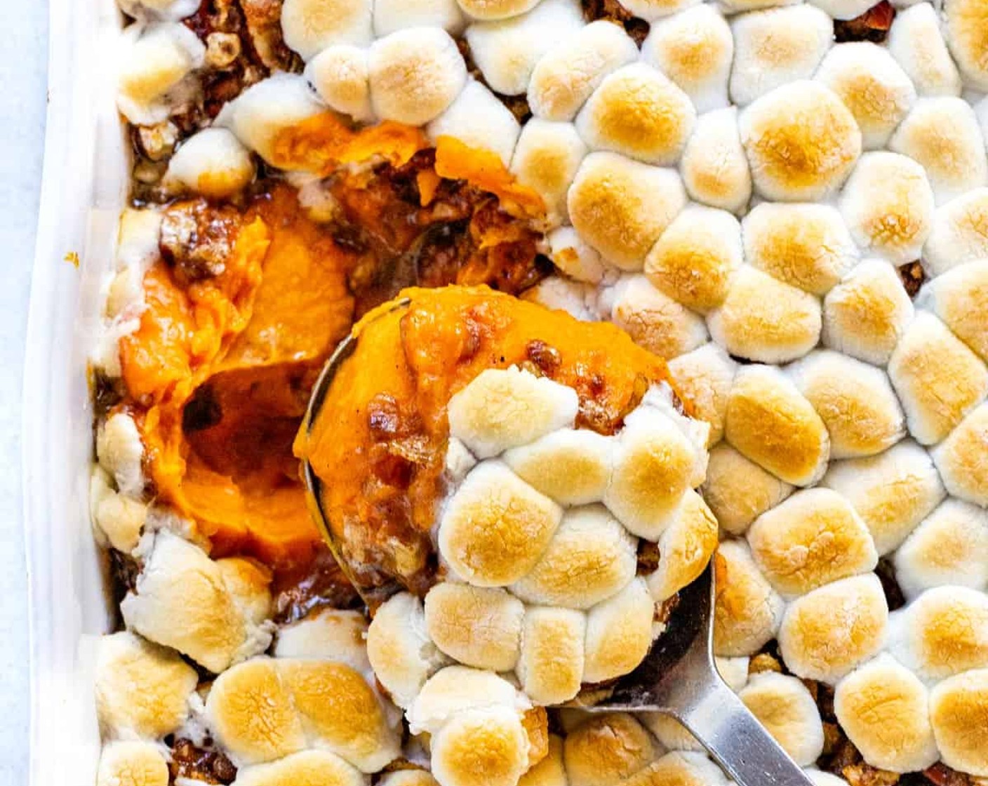 Sweet Potato Casserole with Pecan Topping