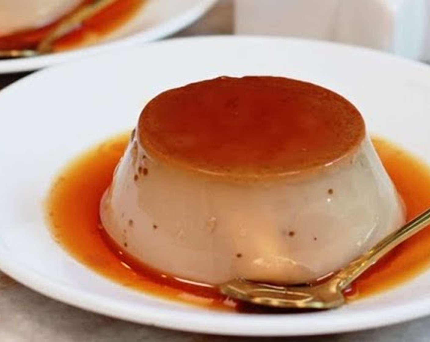 Earl Grey Custard Pudding