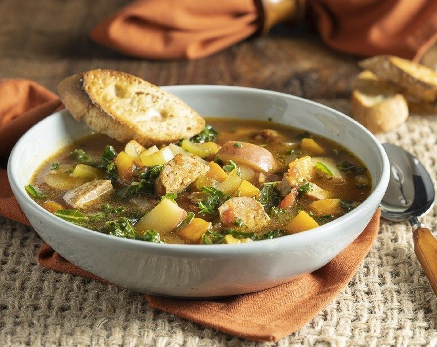 Rustic Potato and Sausage Soup